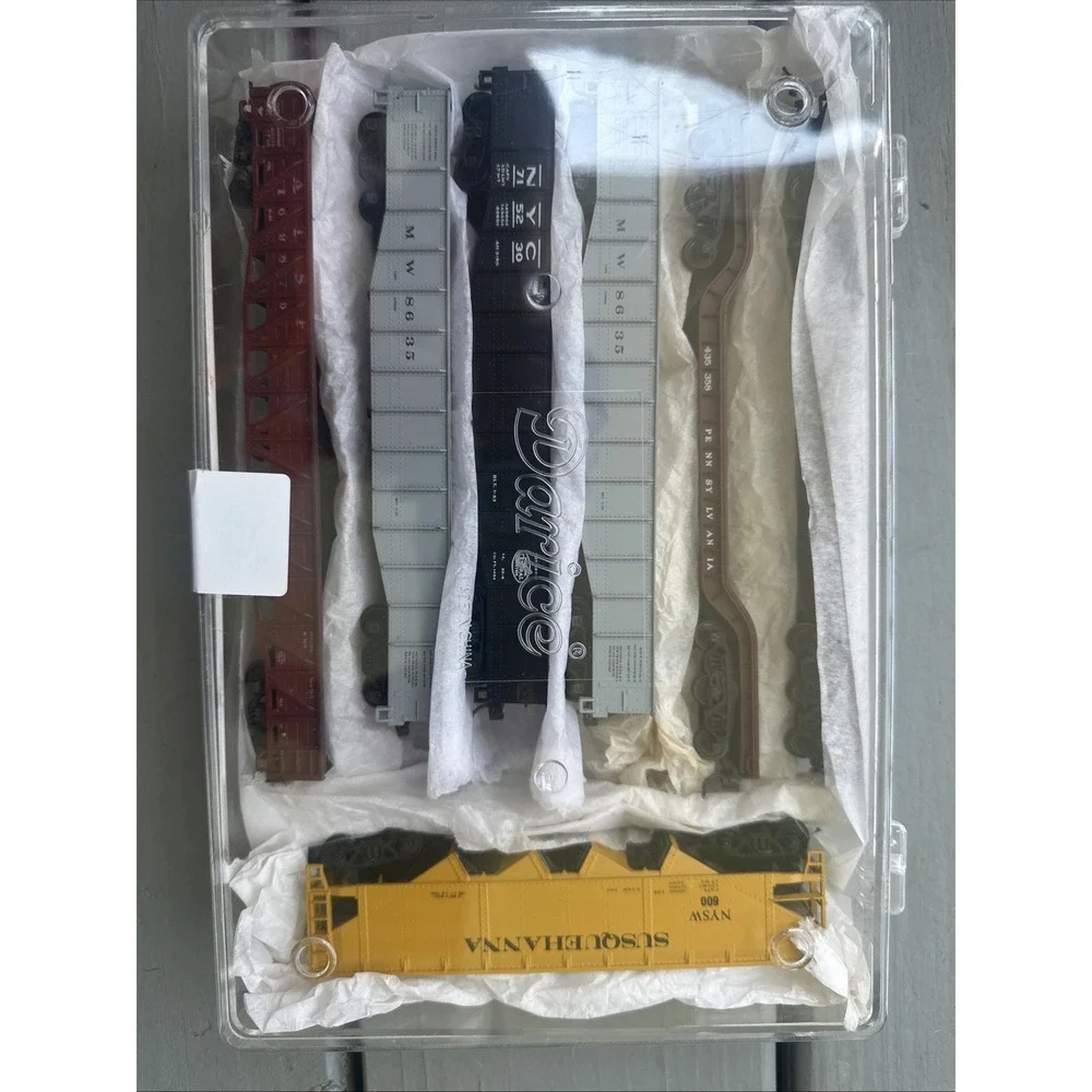 HO Scale Freight Car Lot of 7 NYSW US Army NYC B&O PRR MOW Hopper Gondola